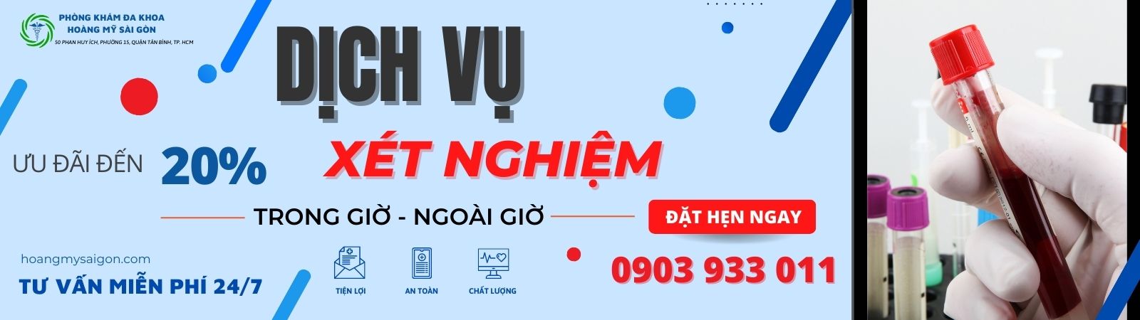 XÉT NGHIỆM TRONG GIỜ - NGOÀI GIỜ 